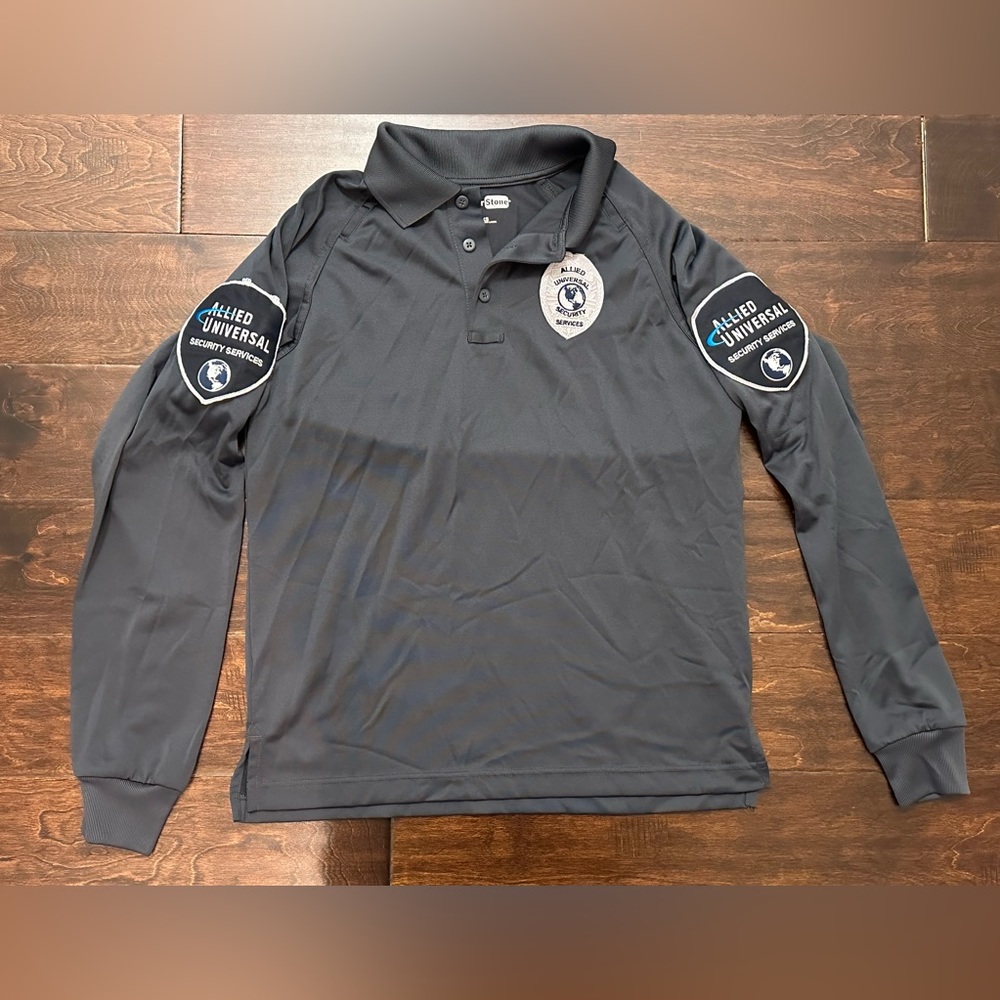 Men’s Allied Universal Security Services Grey Long Sl… Gem